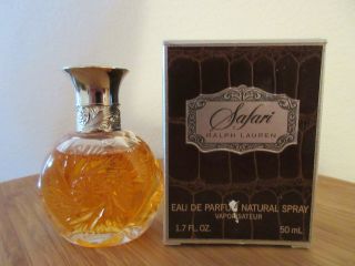 Vintage Ralph Lauren Safari Eau De Parfum Circa 1989