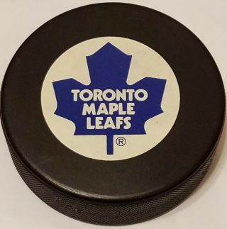 Ziegler Toronto Maple Leafs Vintage General Tire Slug Nhl Official Game Puck