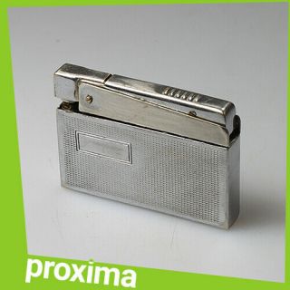 Old Vintage Retro Metal Pocket Chrome Silver Colour Cigarette Oil Fuel Lighter
