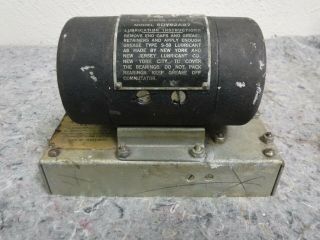 Vintage Western Electric Dynamotor Dm - 34 - D - 12v - Us Army Signal Corps Radio