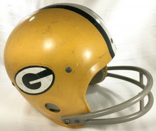 Green Bay Packers Vintage 1960’s Rawlings Football Helmet Youth Hnfl Medium