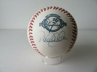 Derek Jeter Signed Yankee 100th Anniversary Mlb Baseball,  Steiner - - Rare