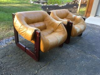 Authentic Mid Century Percival Lafer Mp - 97 Brazilian Lounge Chairs