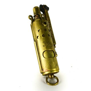 (repair) Imco Ifa Jfa 105107 Antique Brass Trench Slide Lighter Austria