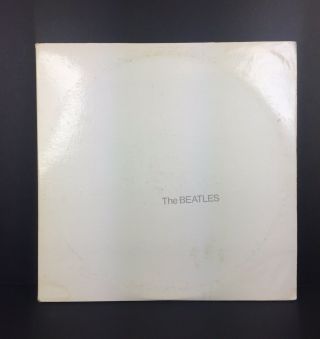 Rare Vintage " The Beatles " [white Album] Swbo - 101 Double Lp Vinyl Record 1968