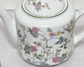 Vintage Andrea By Sadek Floral Pattern Porcelain Teapot 8351 Corona Japan - 33t