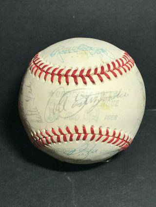 1978 Boston Red Sox Team Signed Baseball Yastrzemski/fisk/zimmer/tiant 23 Autos