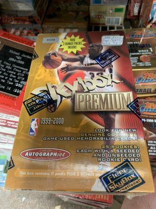 1999 - 00 Skybox Premium Factory Basketball 13 Pack Box Star Rubies Rare