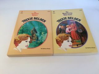 Trixie Belden Set Of 2 Paperback Books.  Vintage.