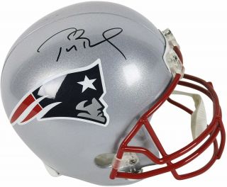 Tom Brady Signed Autographed England Patriots Full Size Helmet Fanatics