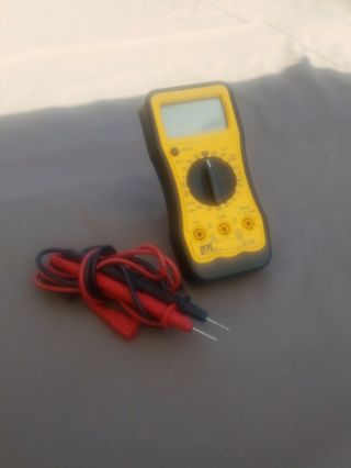 Ideal Multimeter 61 - 310 Resi Pro Digital Volt Ohm Resistance Current Tool