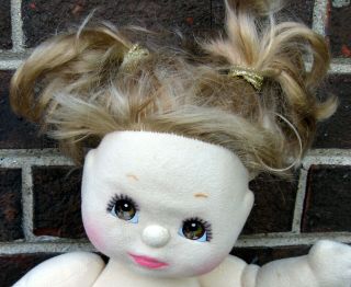 Mattel My Child Doll Strawberry Blonde Baby Girl Hazel Eyes Jointed 80s Vtg Toy 2