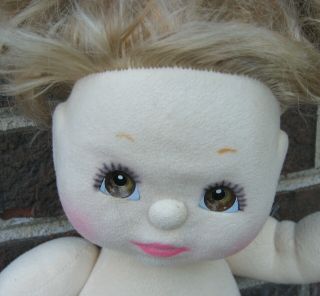 Mattel My Child Doll Strawberry Blonde Baby Girl Hazel Eyes Jointed 80s Vtg Toy 3