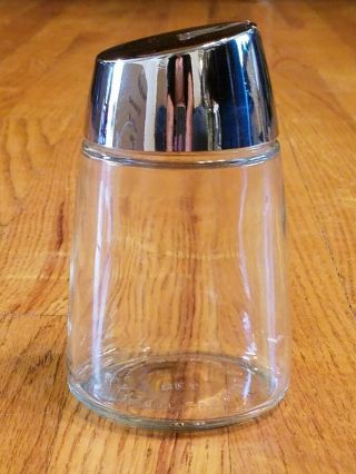 Vintage Dispenser Inc.  Santa Barbara Usa - Sugar Dispenser Clear Glass/chrome