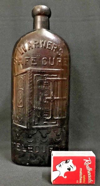 Antique Bottle Embossed Warner 