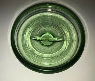 Vintage APPLE GREEN Atlas E - Z Seal Ball Wire Bail Top Canning Jar Glass LID ONLY 3