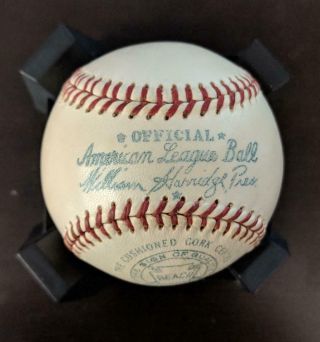 Ray Schalk signed American League baseball JSA 1919 Chicago Black Sox 2