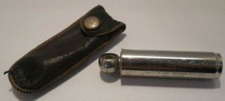 Vintage - Schrader Balloon Tire Gauge - Pat 1923 - Brooklyn Ny Usa - With Case