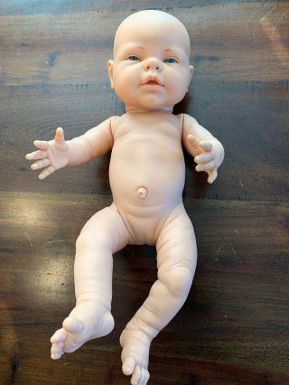 Vintage Berjusa Berenguer Anatomically Correct Newborn Baby Girl 17” Doll Rare