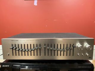 Vintage Realistic 10 Band Stereo Graphic Equalizer Model 31 - 2000 Exc Cond