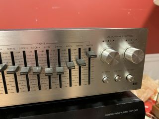 Vintage Realistic 10 Band Stereo Graphic Equalizer Model 31 - 2000 Exc Cond 2