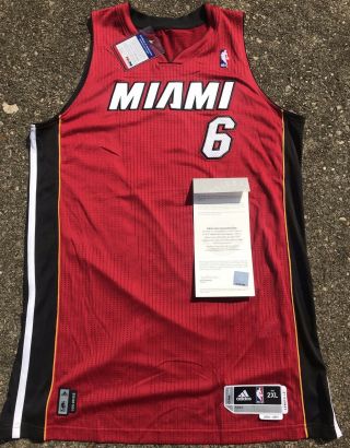 Lebron James Miami Heat Procut Game Issue Uda Upper Deck Signed Autograph Jersey