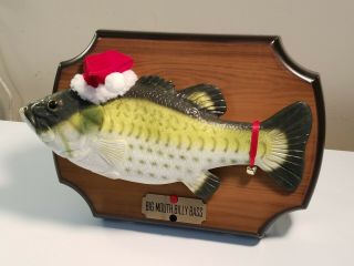 Christmas Vtg 1999 Gemmy Big Mouth Billy Bass Fish & REPAIR 2