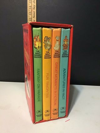 Vintage Complete 4 Volume Set of The Walt Disney Parade Books 1970 Box Set 2