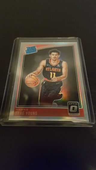 2018 - 19 Donruss Optic Trae Young Rookie Silver