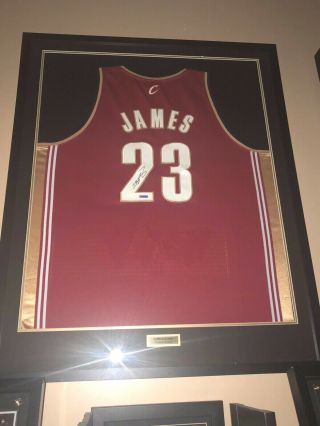 Lebron James Uda Autographed Cleveland Cavaliers Jersey Beauty No Frame