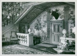 Vintage Photograph Of Sandemar.  An Image From The Stairwell