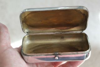 STUNNING ANTIQUE IMPERIAL RUSSIAN SILVER & NIELLO CIGARETTE CASE MOSCOW 1873 3