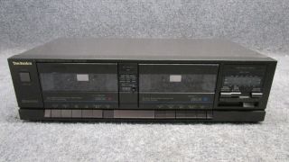 Vintage Technics Rs - D170w Stereo Double Cassette Deck Player/recorder