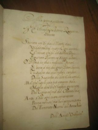 1681 manuscript /Hand written Book (possibly from Giuseppe Ghezzi) 3