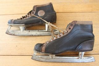 Vintage Ice Hockey Skates Gillberg & Co Stockholm