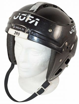 Vintage Jofa 390sr Hockey 390 Senior Black Helmet 6 3/4 - 7 3/8 Adult S/m Style 2