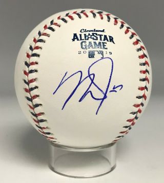 Mike Trout Signed 2019 All Star Game Baseball Autographed Mlb Hologram Angels