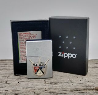 Vintage 2006 Ford Vintage Emblem Zippo Lighter W/ Box