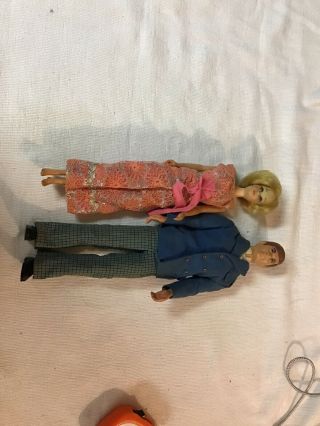 Vintage Barbie (1966) And Ken (1968)