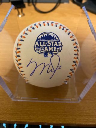 Mike Trout Autographed 2013 All Star Game Baseball Mlb Holo 2019 Al Mvp