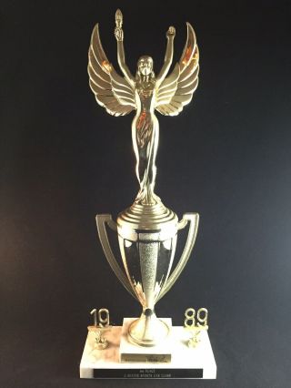 Vintage 1989 First Place 2 - Seater Sports Car Class Show Trophy