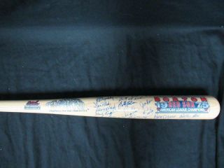 (26) 1975 Boston Red Sox Team - Signed Cooperstown Bat Auto Psa/dna Ag00978
