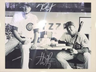 Chicago Cubs Kris Bryant And Anthony Rizzo Autographed Picture