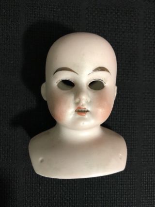 Antique Germany Ernst Heubach Bisque Shoulder Head Doll 1902 - 14/0,  Head Only