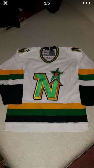 Minnesota North Stars Jersey Ccm Vintage Hockey Medium Nhl