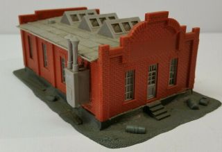 Vintage Tyco 1 - Story Factory Manufacturing Model Train Built Building Ho Scale