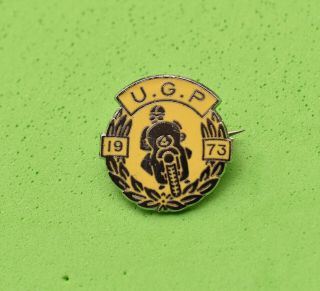 Vintage Ugp Ulster Grand Prix 1973 Pin Badge Motorcycle Racing Not Tt