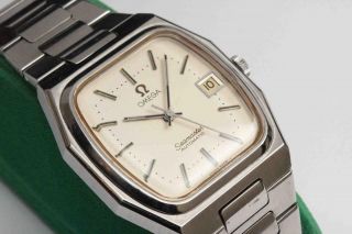1970s vintage OMEGA SEAMASTER STAINLESS AUTOMATIC Mens Wristwatch,  BAND 2