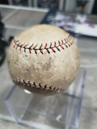 Babe Ruth Single Signed Autographed Baseball Ball Vintage 1925 York Yankees 3