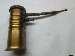 Vintage Eagle Oil Can No.  66 Brass Pump Oiler